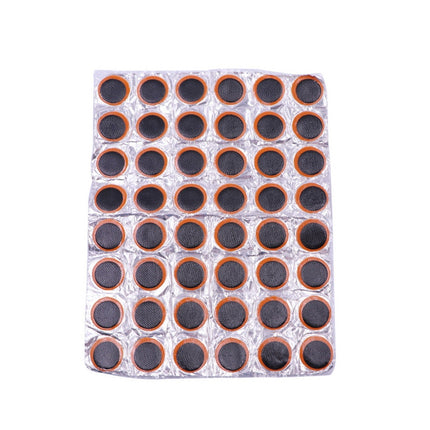 "(48 Pcs) Car Vacuum Tire Film Bicycle Motorcycle Tire Repair Film, Style: Round"