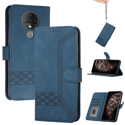 For Tecno Spark 6 Cubic Skin Feel Flip Leather Phone Case