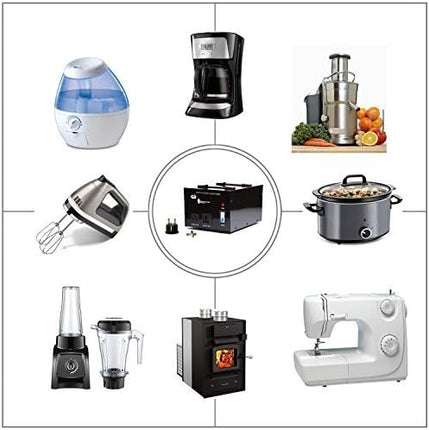 ROCKSTONE POWER 1000 Watt Voltage Converter Transformer