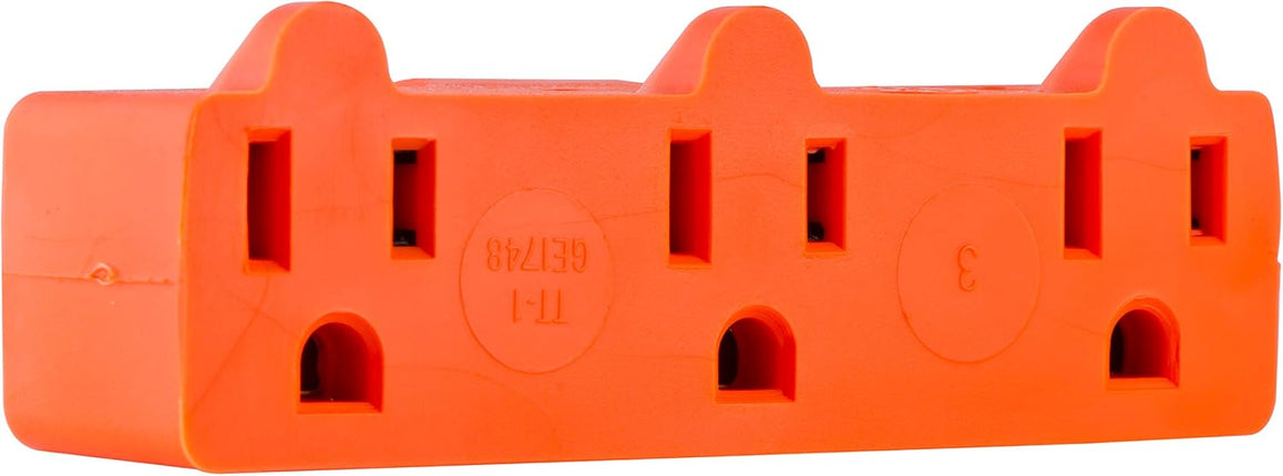 COMMERCIAL ELECTRICHeavy-Duty Grounded Triple Tap Adapter