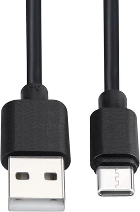 Smays USB C Cable 3ft, Type C Phone Charger Lot Black