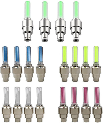 BlueSunshine of Led Flash Tyre Wheel Valve Cap Light for Car Bike BicycleMotorbicycle Wheel Light Tire (Red, Yellow, Blue, Green, Colorful)