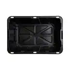 HDX 12 Gal. Tough Storage Tote in Black with Yellow Lid