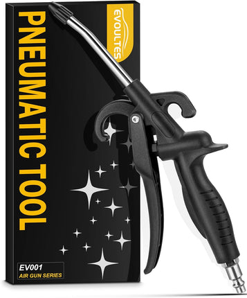 High Power Air Blow Gun with Rubber Guard, Industrial Household, Dust Cleaning Car Detailing