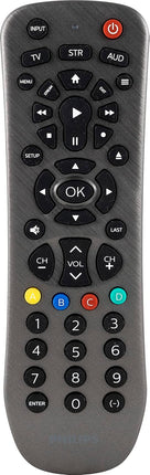 Philips Universal Remote Control Replacement for Samsung, Vizio, LG, Sony, Sharp, Roku, Apple TV, RCA, Panasonic, Smart TVs, Streaming Players, Blu-ray, DVD, Simple Setup, 3 Device, Black, SRP9232D/27