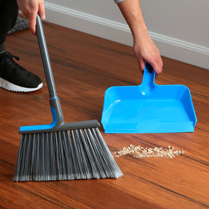 Great Value Angle Broom with Dustpan
