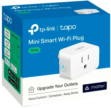 TP-Link - Tapo Smart Wi-Fi Plug Mini with Matter - White