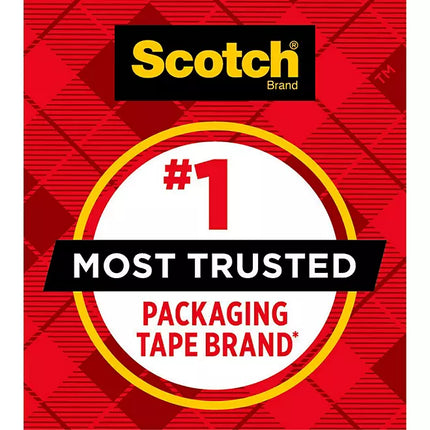 Scotch Heavy Duty Shipping Packaging Tape, 1.88" x 60.15 yd