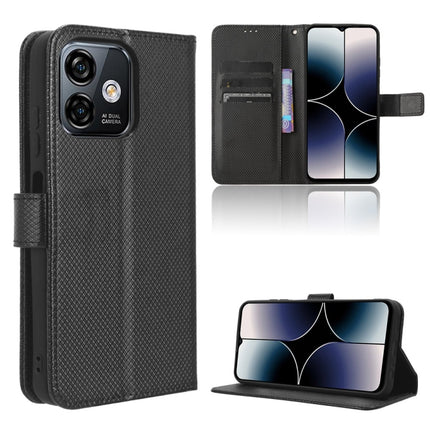 For Ulefone Note 16 Pro Diamond Texture Leather Phone Case