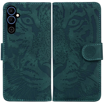 For Tecno Pova Neo 2 Tiger Embossing Pattern Leather Phone Case(Green)