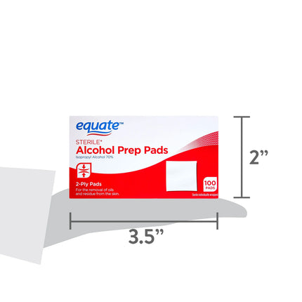 Equate Sterile Alcohol Prep Pads