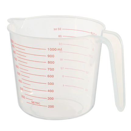 Mainstays 4 Cup PP Plastic Measuring Cup, 32 oz, Clear