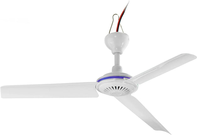 12V Portable Ceiling Fan SENREAL19.7� Mini Hanging Ceiling Fan 3 Leaves Hanging Camping Design