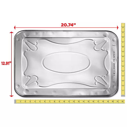 Member's Mark Aluminum Steam Table Pan Lids, Full Size