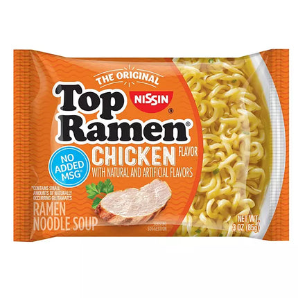 Nissin Top Ramen, Chicken Flavor 3 oz