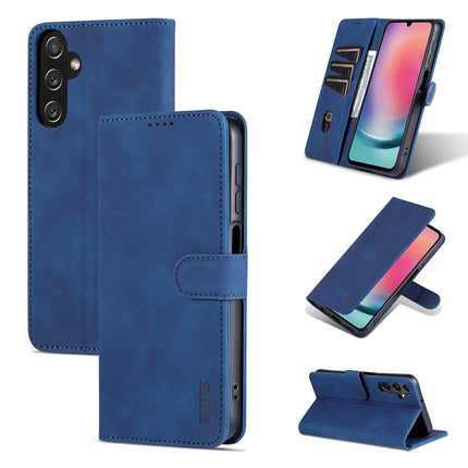For Samsung Galaxy A15 AZNS Skin Feel Calf Texture Flip Leather Phone Case