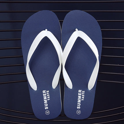 Men Slippers Student Flat Casual Non-Slip Flip Flops, Size: M 42-43(Sunshine)