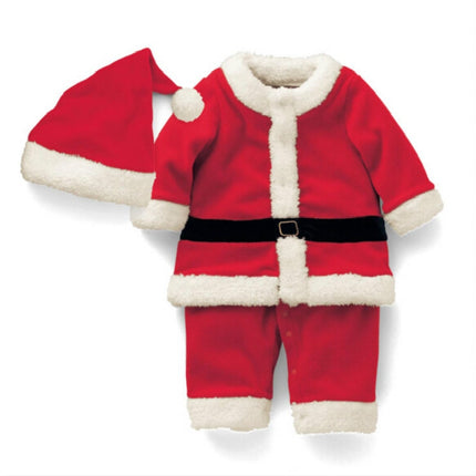 Santa Claus Costume + Hat Set Boy