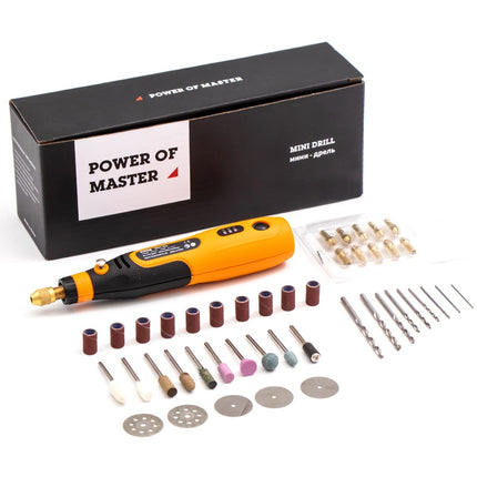 HILDA 3.6V Electrical Grinder Pen Precision Carving Micro Power Drill, Model: 46 In 1