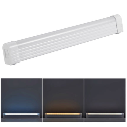 32cm Handheld Light Stick Three-color Changing Light USB Rechargeable Emergency Light Tube Fill Light 1800 mAh, Color: White Warm Light