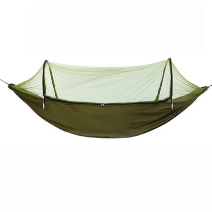Outdoor Camping Anti-Mosquito Quick- Opening Hammock, Spec: Double (Army Green)