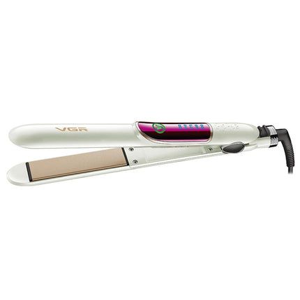 VGR V-509 35W 5 Gears AdjustableHair Straightening Curling Iron Dual-use, Plug Type: EU Plug(White)