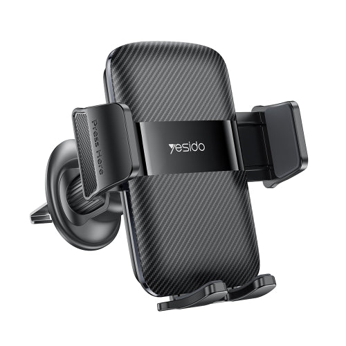 Yesido C251 Car Air Outlet Gravity Clamp Mobile Phone Holder(Black)