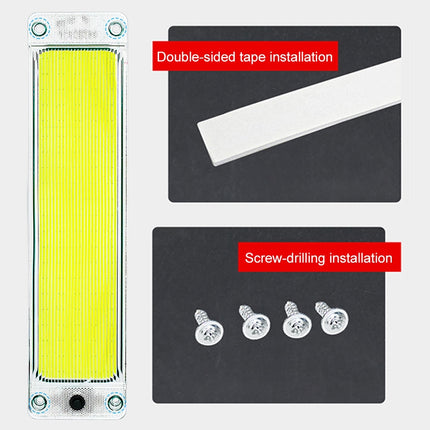 "2 PCS ZS-3346 DC24V High Bright 105 COB Lamp Beads Car Dome Light Cabin Light Bar"