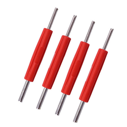 Valve Core Wrench Key Car Air Conditioning Wheel Tire Air Mouth Dual-Use Switch Tool(Double Head)