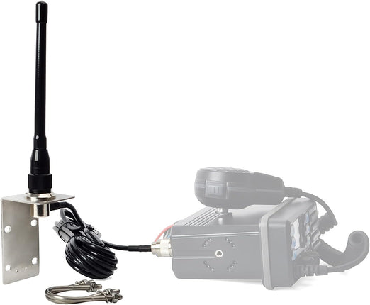 HYS VHF Marine Antenna Low-Profile 156-163Mhz Antennas W/16.4ft(5m)