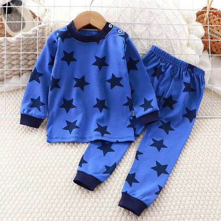 Children Pure Cotton Pajamas Set Home Clothes