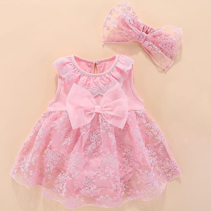 Toddler Girl Dress Group with Bowknot
