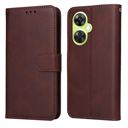 For OnePlus Nord CE 3 Lite / Nord N30 Classic Calf Texture Flip Leather Phone Case