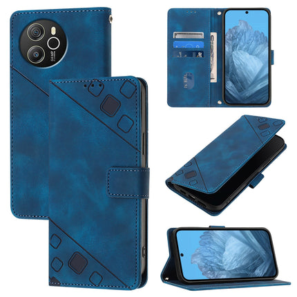 For Blackview Shark 8 Skin Feel Embossed Leather Phone Case
