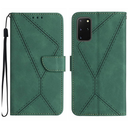 For Samsung Galaxy Stitching Embossed Leather Phone Case