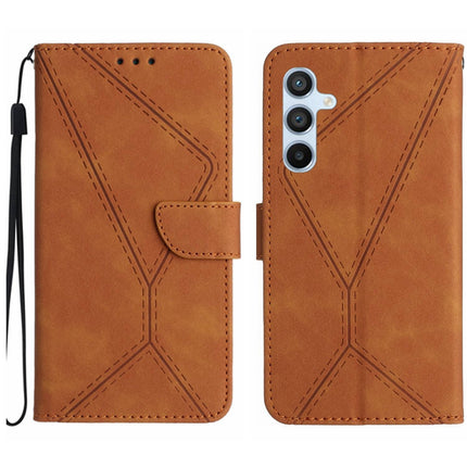 For Samsung Galaxy A34 5G Stitching Embossed Leather Phone Case