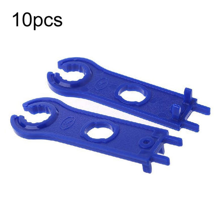 10pcs 1000V MC4 Connector Solar Photovoltaic Disassembly Wrench(Blue Round Head)