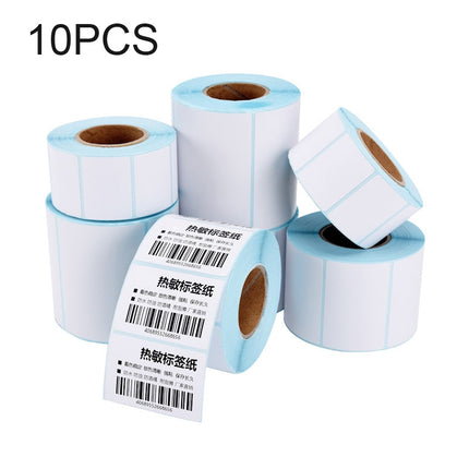 10 PCS 60mmx40mm 700 Sheets Self- adhesive Thermal Barcode Label Paper