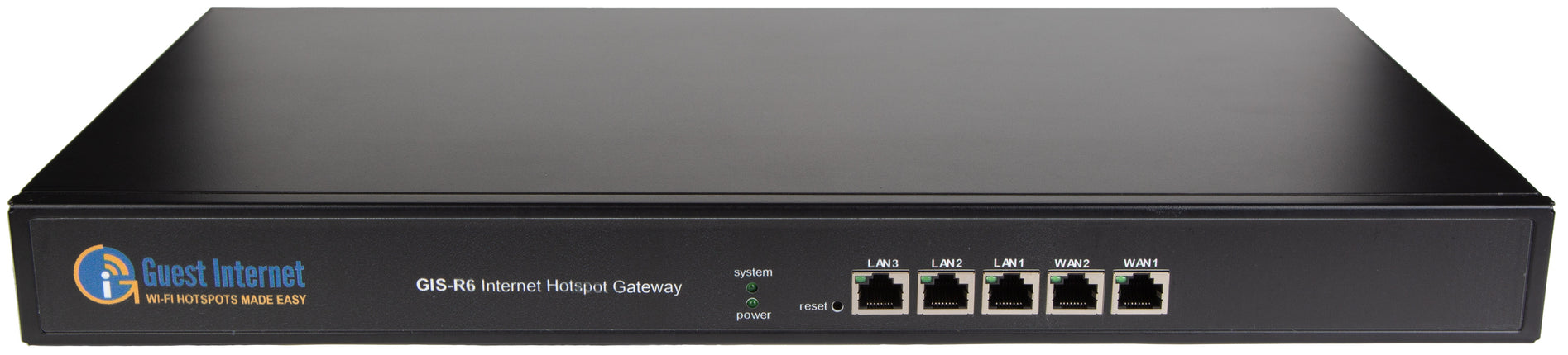 Guest Internet GIS-R6 Managed WiFi Dual-WAN Secure Internet Hotspot Gateway - Speed 200Mb/s