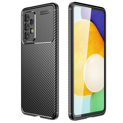 For Samsung Galaxy A33 5G Carbon Fiber Texture Shockproof TPU Phone Case