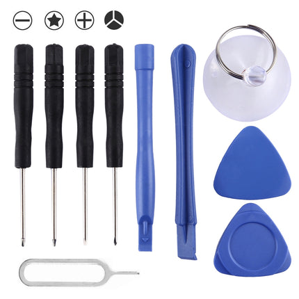 10 in 1 Repair Kits (4 x Screwdriver + 2 x Teardown Rods + 1 x Chuck + 2 x Triangle on Thick Slices