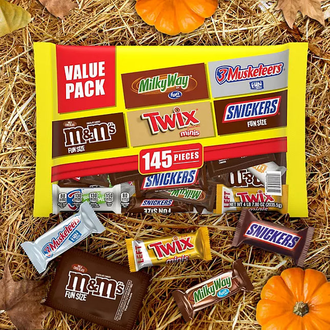 Mars Milk Chocolate Variety Pack Candy, 145 pcs.