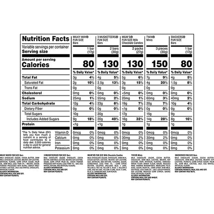 Mars Milk Chocolate Variety Pack Candy