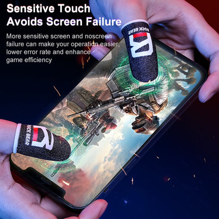 ROCK i27 Super Conductive Silver Fiber Anti- sweat Sensitive Touch Gaming Finger Cover for Thumb / Index Finger