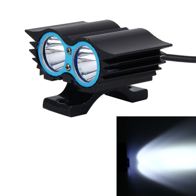 Owl Shape 20W 2000 LM 6000K Motorcycle Headlight Lamp with 2 COB Lamps and