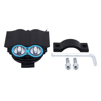 Owl Shape 20W 2000 LM 6000K Motorcycle Headlight Lamp with 2 COB Lamps and