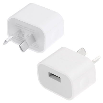 AU Plug USB Charger Adapter(White)