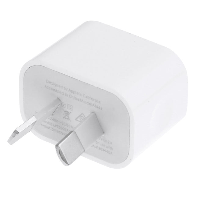 AU Plug USB Charger Adapter(White)