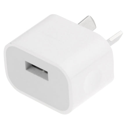 AU Plug USB Charger Adapter(White)