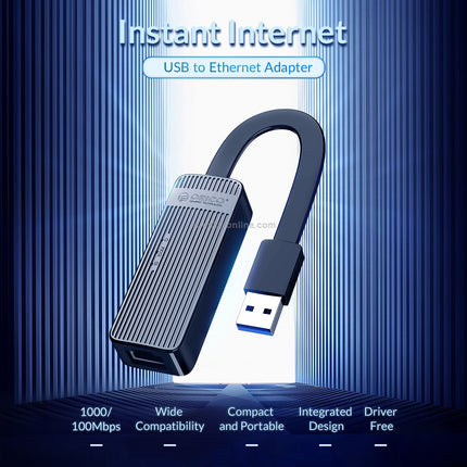ORICO UTK-U3-BK USB to Ethernet Adapter 1000 mbit